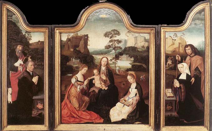 Virgin and Child with St Catherine and St Barbara